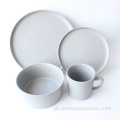 16pcs personalizado por atacado dinnerware stoneware